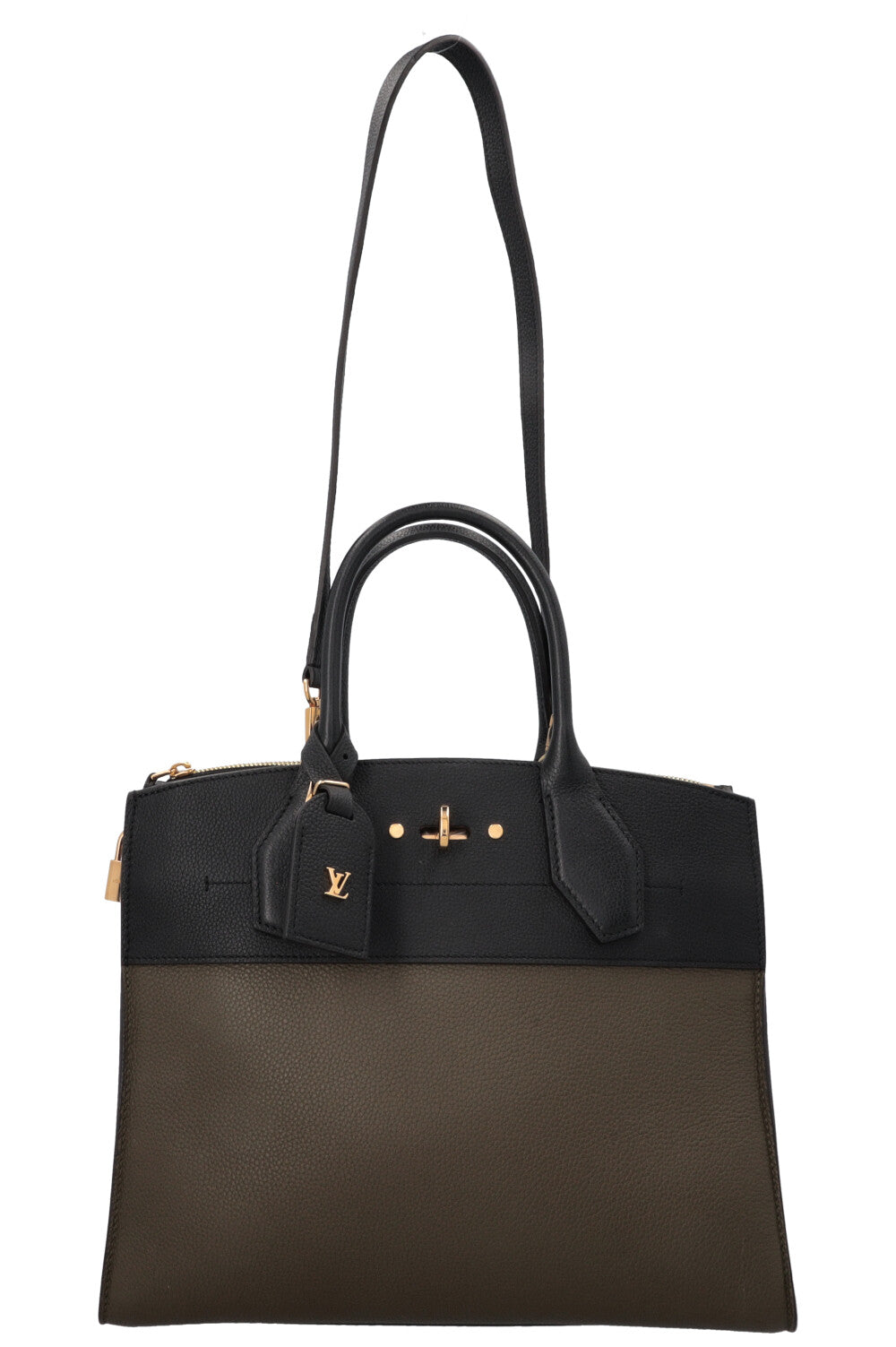 LOUIS VUITTON City Steamer MM Green Black