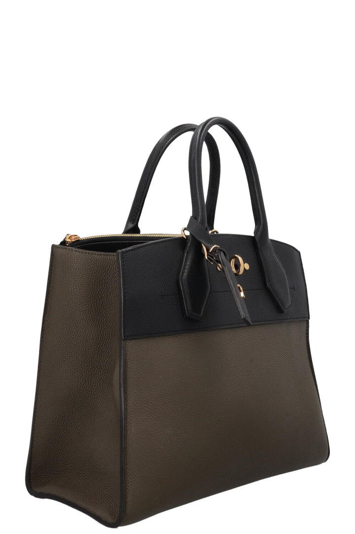 LOUIS VUITTON City Steamer MM Green Black