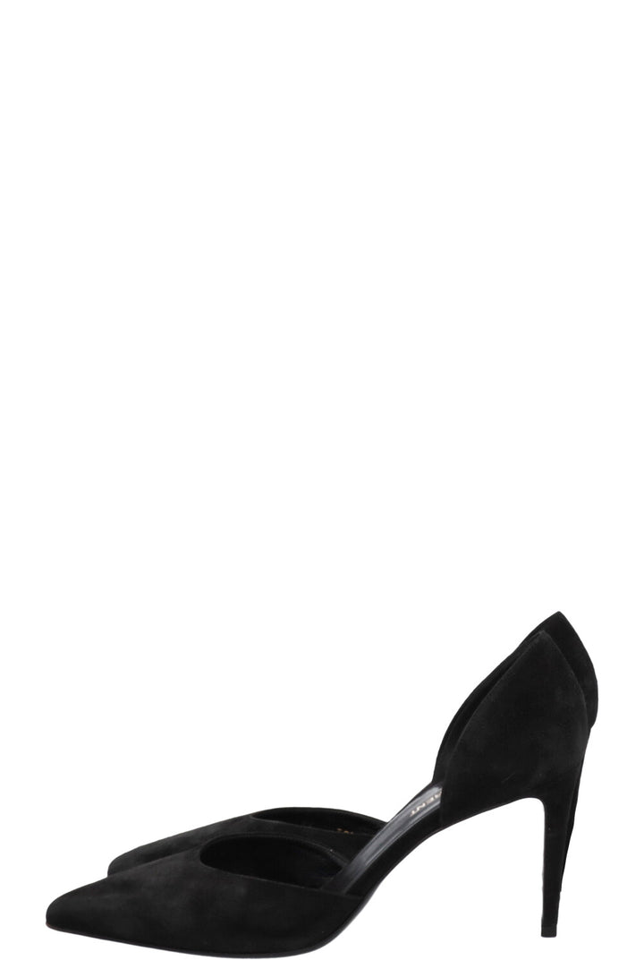 SAINT LAURENT Escarpins Daim Noir