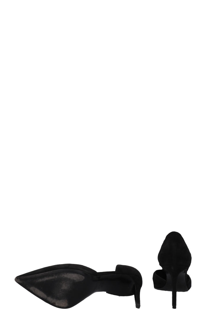 SAINT LAURENT Escarpins Daim Noir