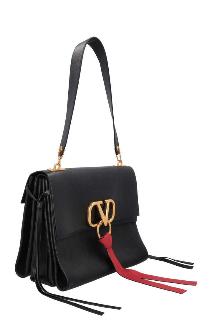 VALENTINO Medium VRring Bag Black