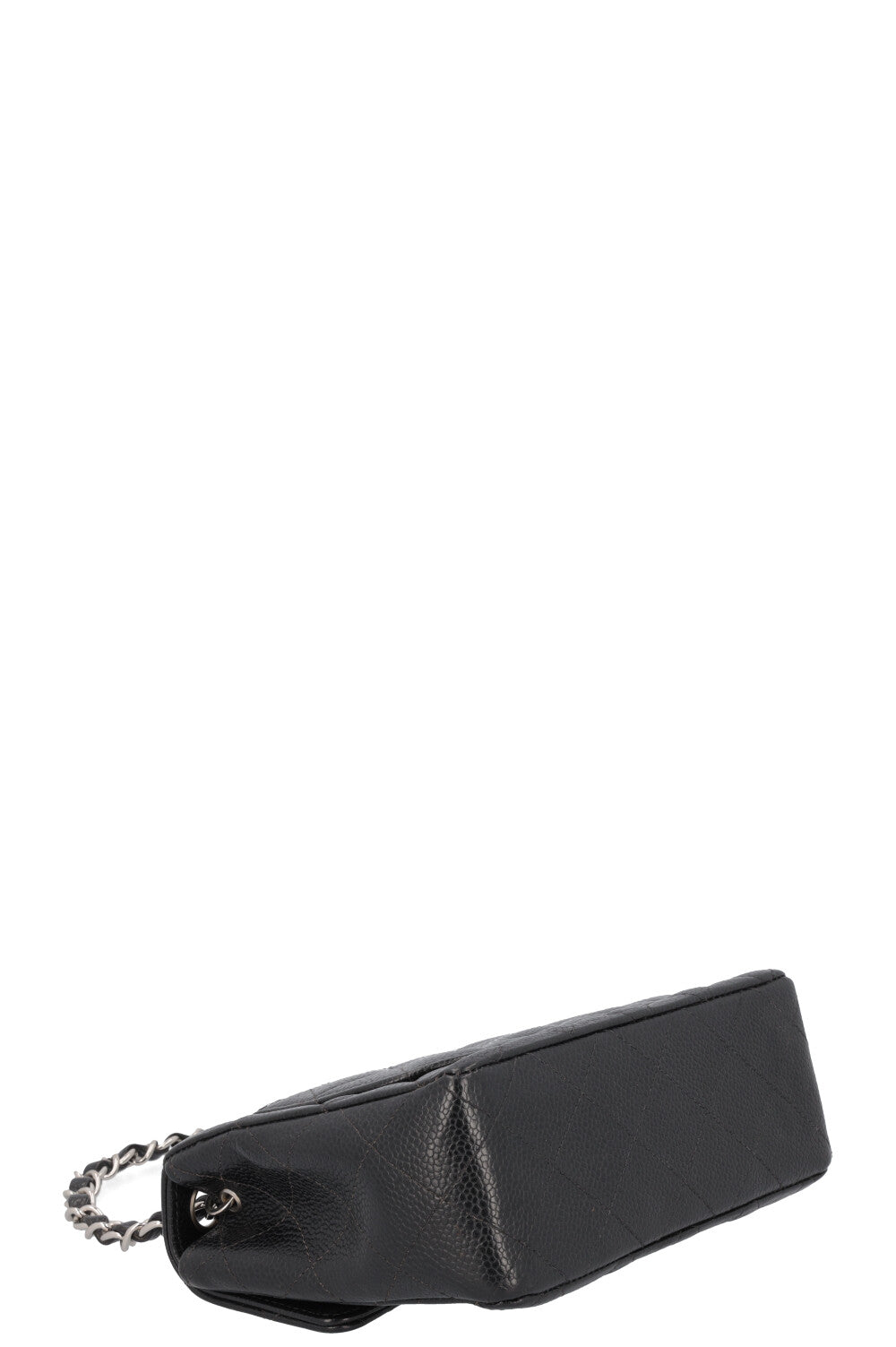 CHANEL Mini Square Flap Bag Caviar Black