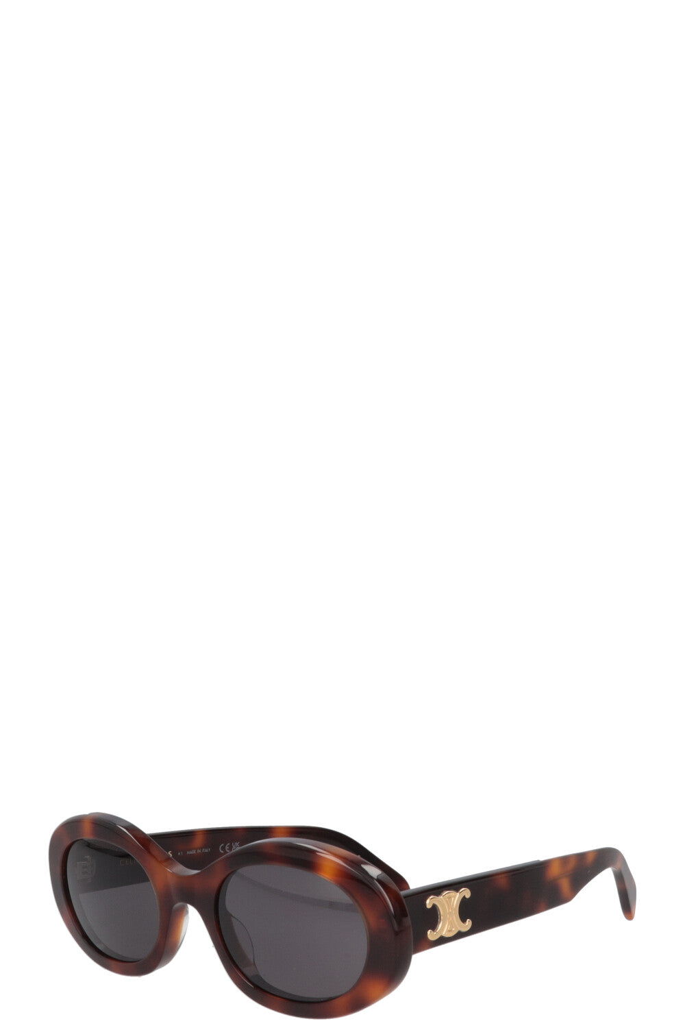 CELINE Sunglasses Tortoiseshell Brown CL40194U
