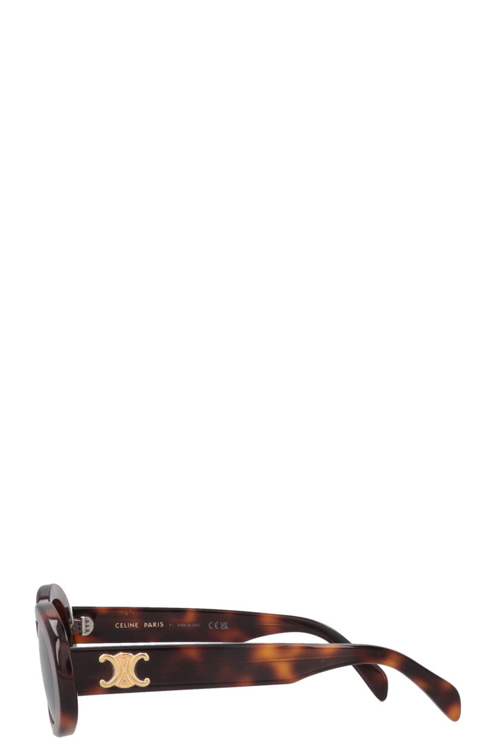 CELINE Sunglasses Tortoiseshell Brown CL40194U