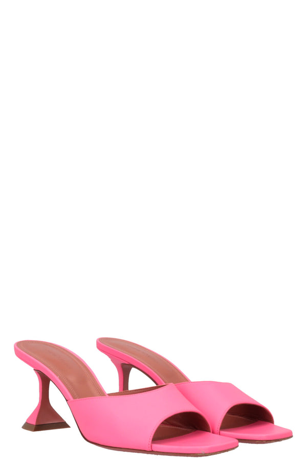 AMINA MUADDI Lupita Mules Pink