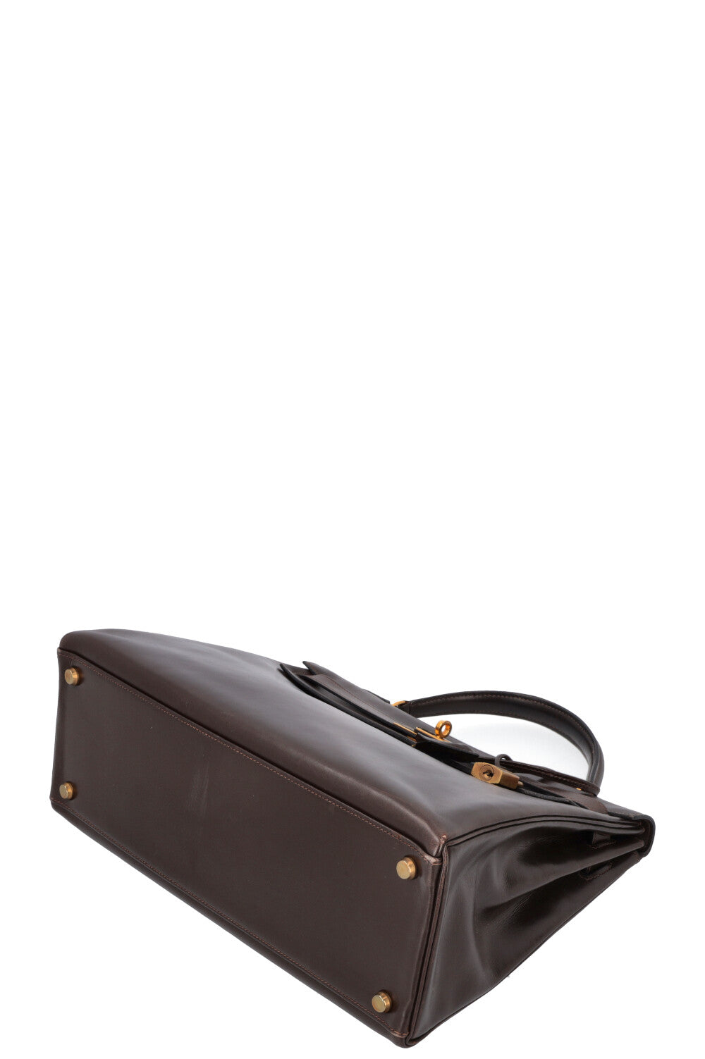HERMÈS Kelly 32 Box Brown
