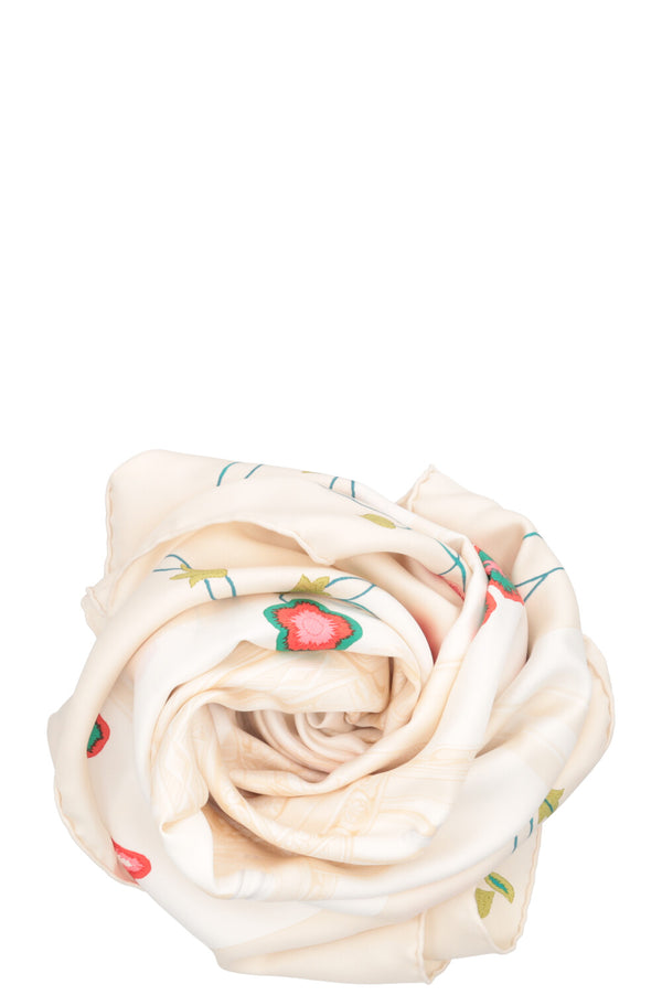 HERMÈS Brides de Gala 90 Scarf Ivroy