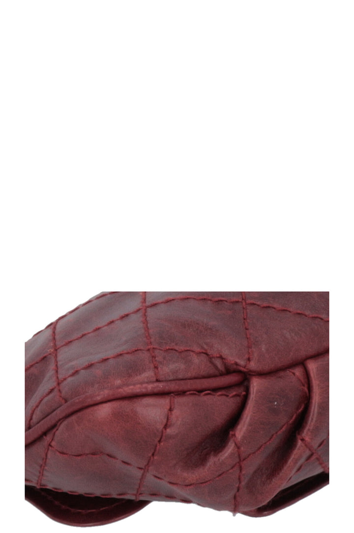 CHANEL Mini Bubble Bag Leather Bordeaux