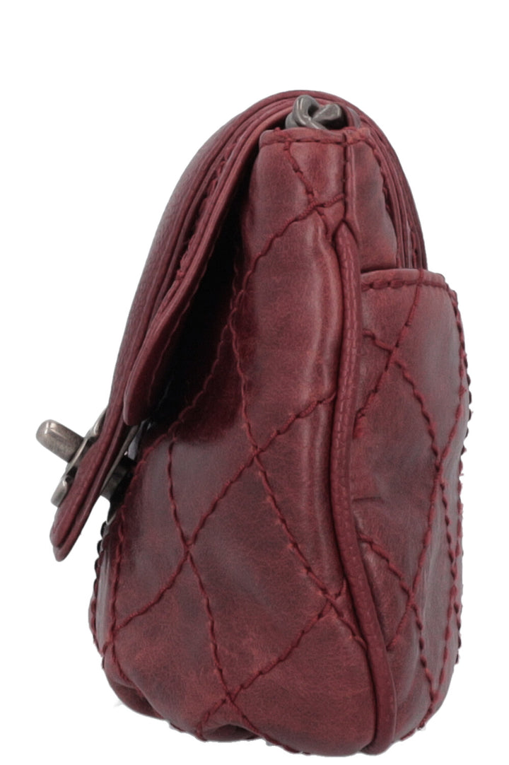 CHANEL Mini Bubble Bag Leather Bordeaux