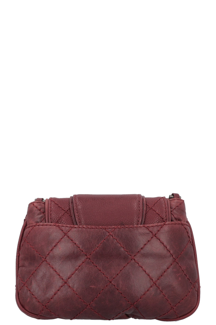 CHANEL Mini Bubble Bag Leather Bordeaux