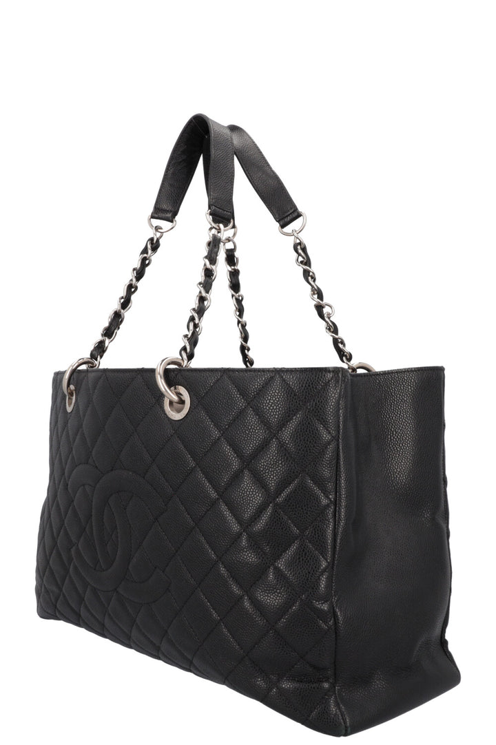 CHANEL GST XL Tote Bag Caviar Black