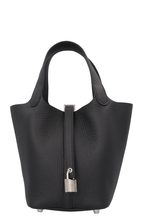 HERMÈS Picotin Lock 18 Clemence Noir