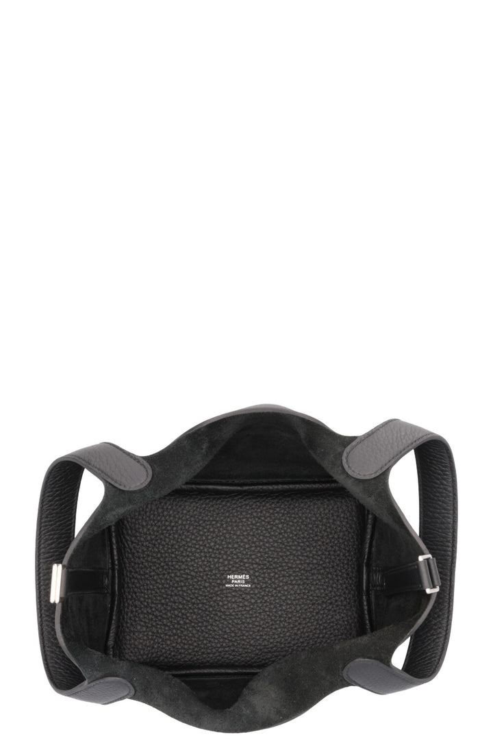 HERMÈS Picotin 18 Clémence Noir