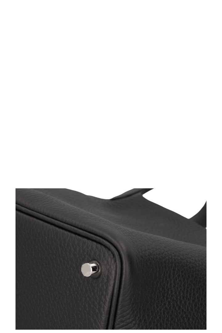 HERMÈS Picotin 18 Clémence Noir