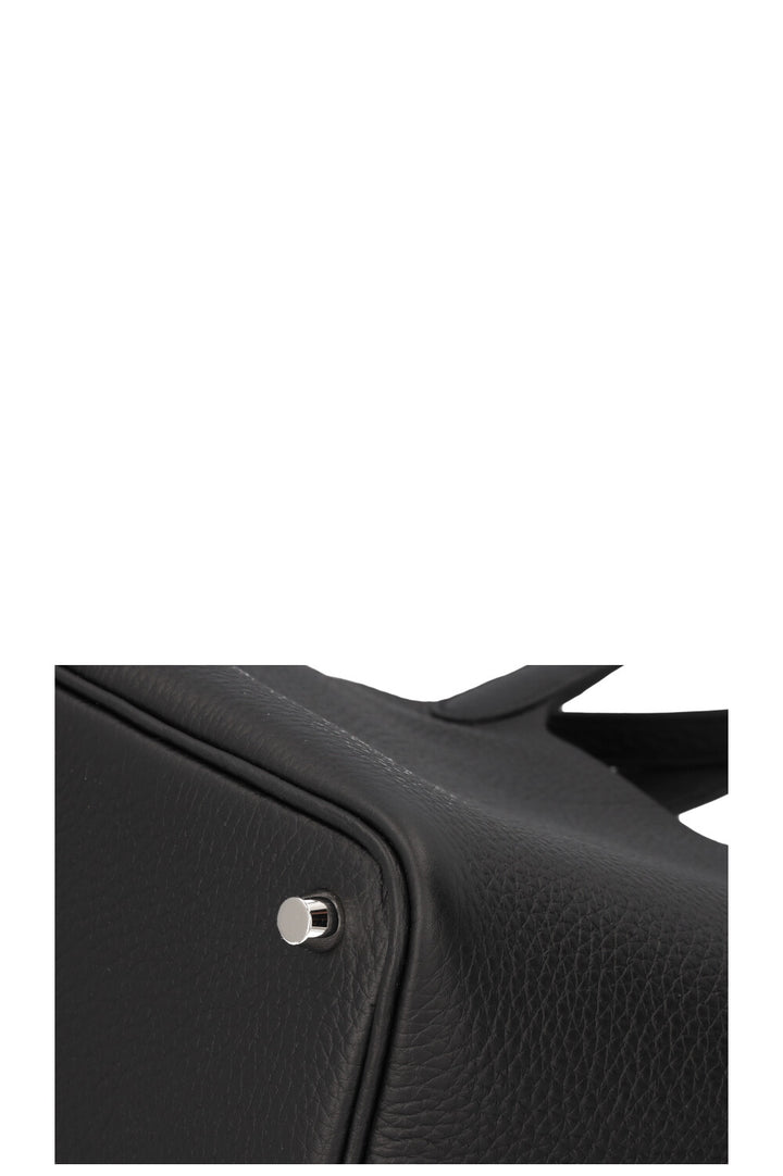 HERMÈS Picotin 18 Clémence Noir
