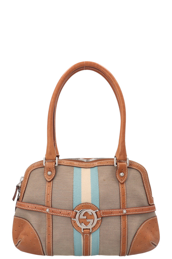 GUCCI GG Bag Canvas Brown