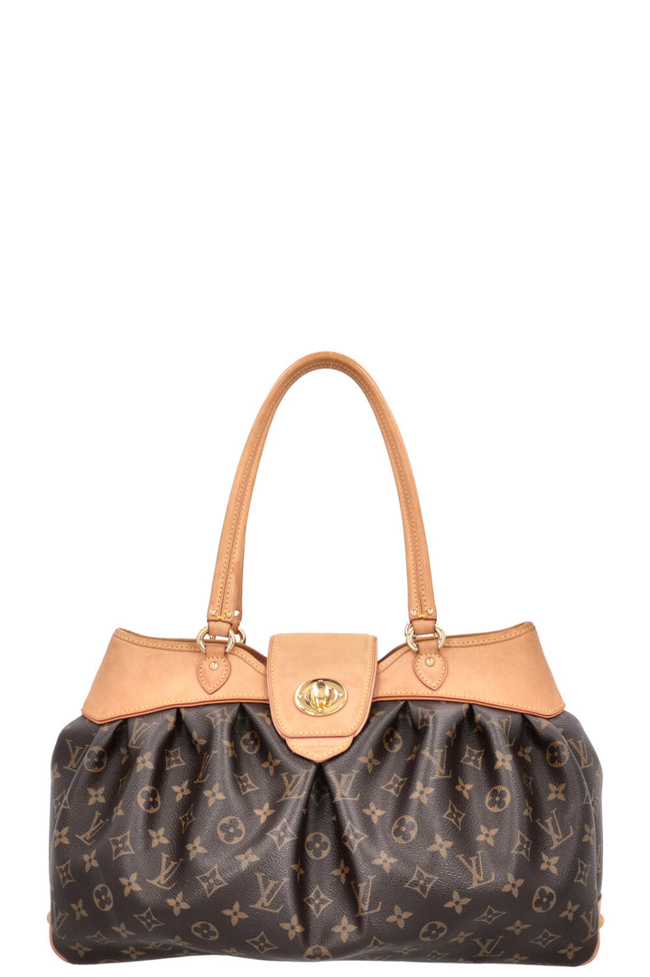 LOUIS VUITTON Boetie MM Hand Bag MNG Canvas