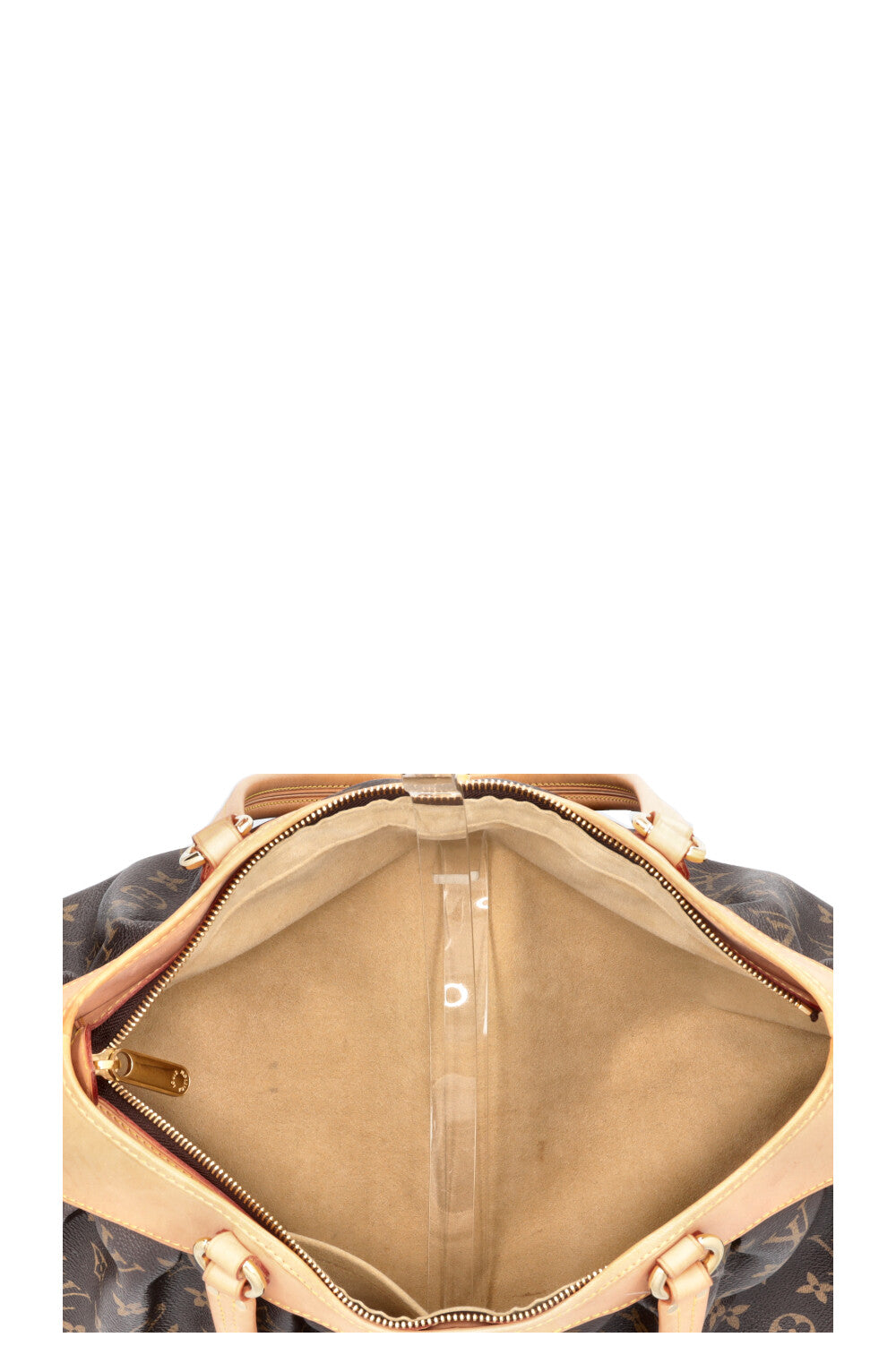 LOUIS VUITTON Boetie MM Hand Bag MNG Canvas