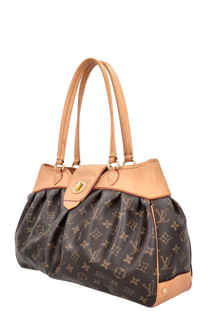 LOUIS VUITTON Boetie MM Hand Bag MNG Canvas