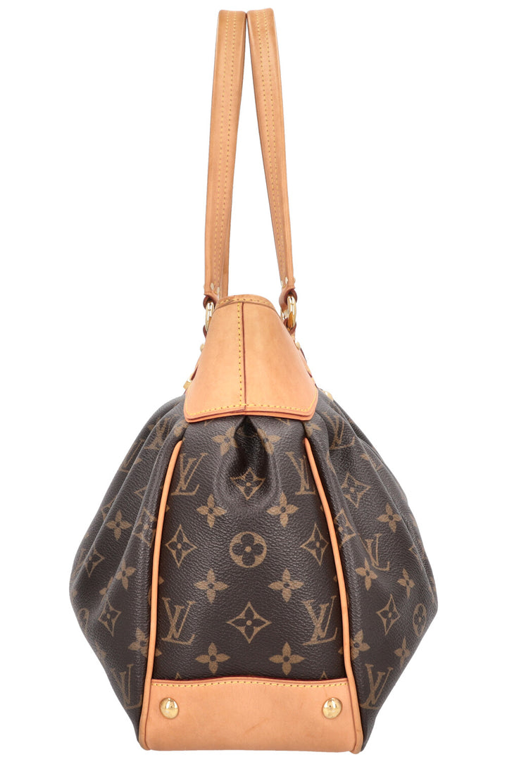 LOUIS VUITTON Boetie MM Hand Bag MNG Canvas