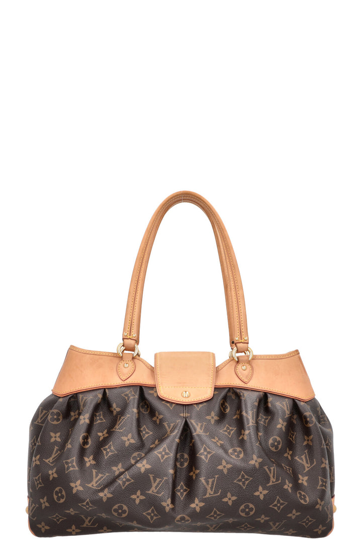 LOUIS VUITTON Boetie MM Hand Bag MNG Canvas