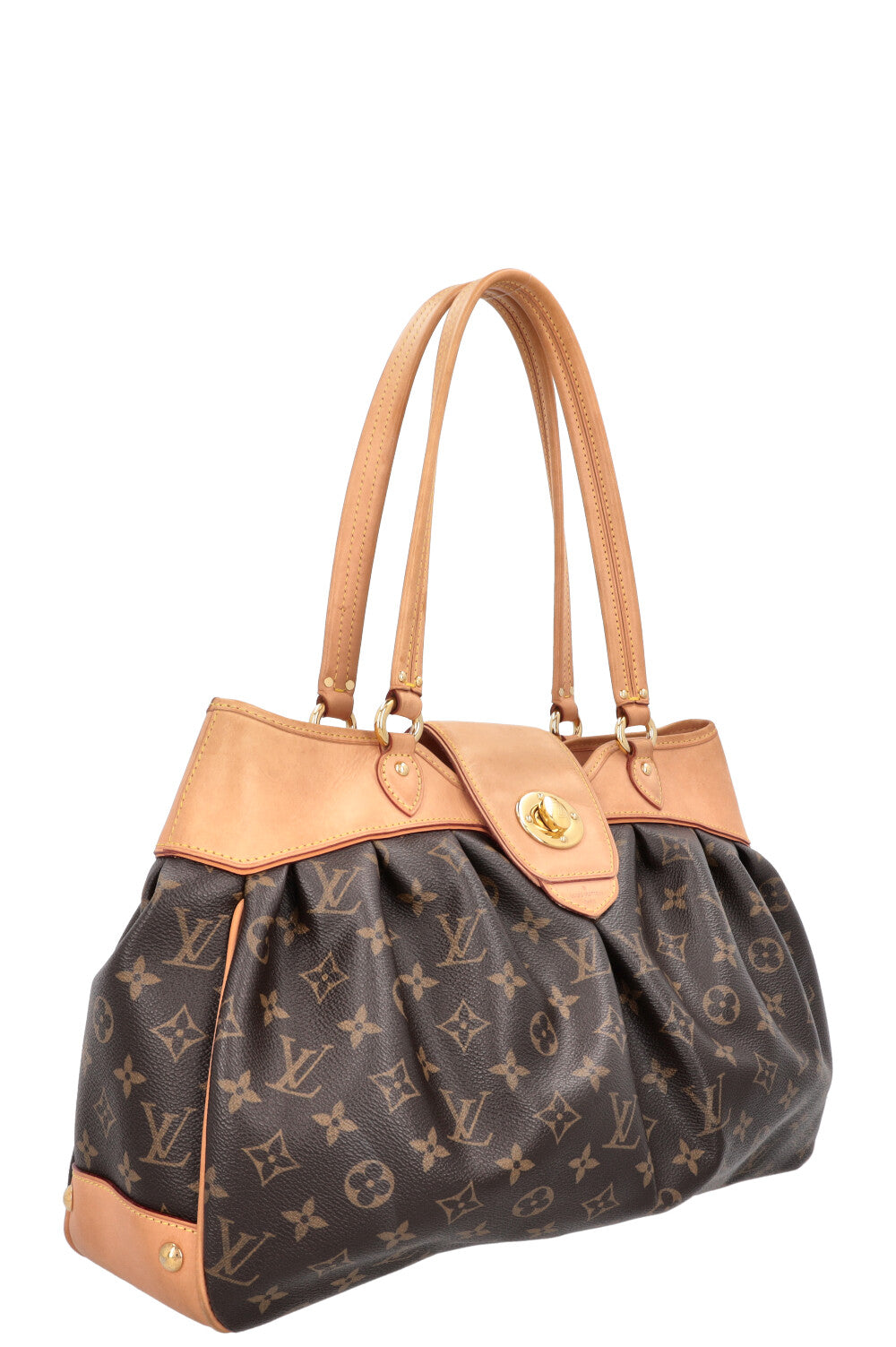 LOUIS VUITTON Boetie MM Hand Bag MNG Canvas