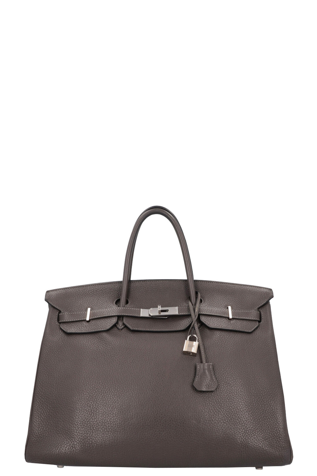 HERMÈS Birkin 40 Clemence Etain