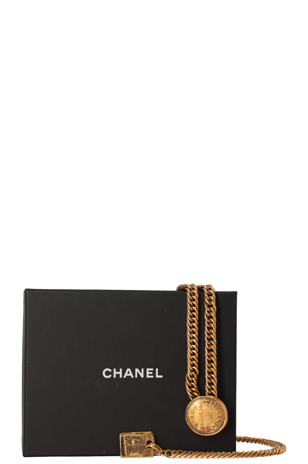 CHANEL Ceinture chaîne Rue Cambon Or – REAWAKE