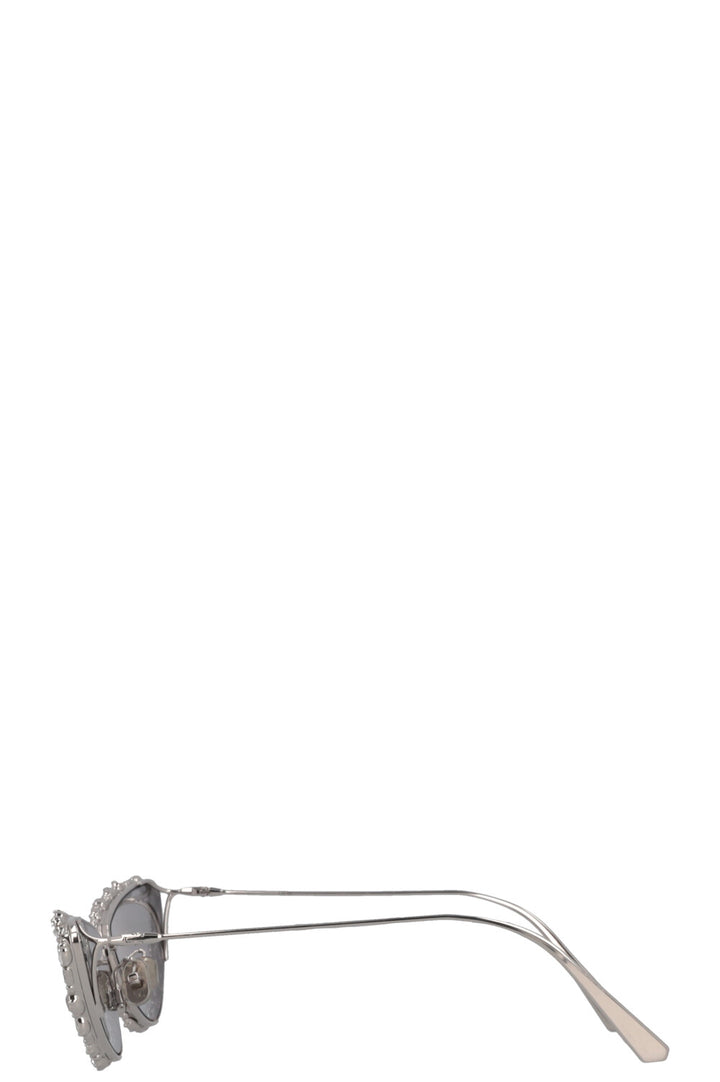 CHRISTIAN DIOR MissDiorB1U Crystal Sunglasses Silver