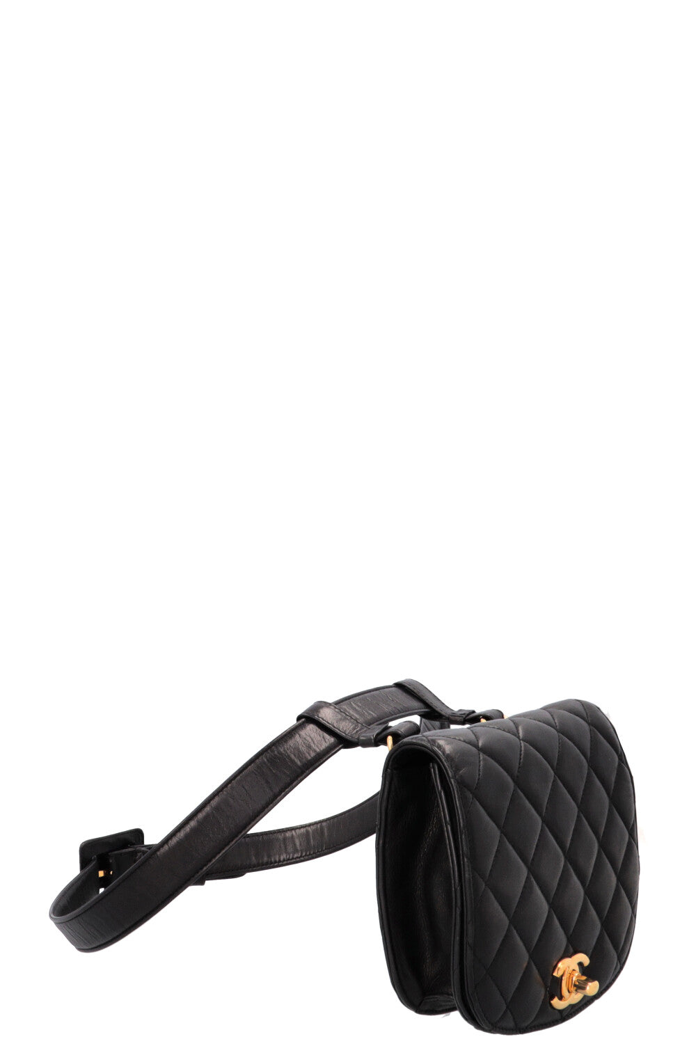 CHANEL Vintage CC Beltbag Black