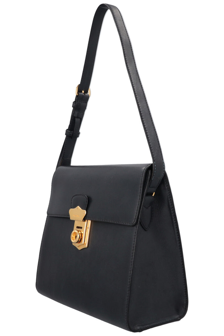 PRADA Vintage Lock Bag Navy