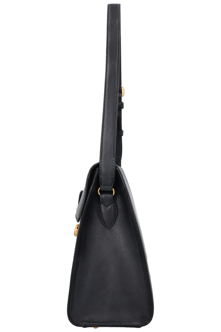 PRADA Vintage Lock Bag Navy