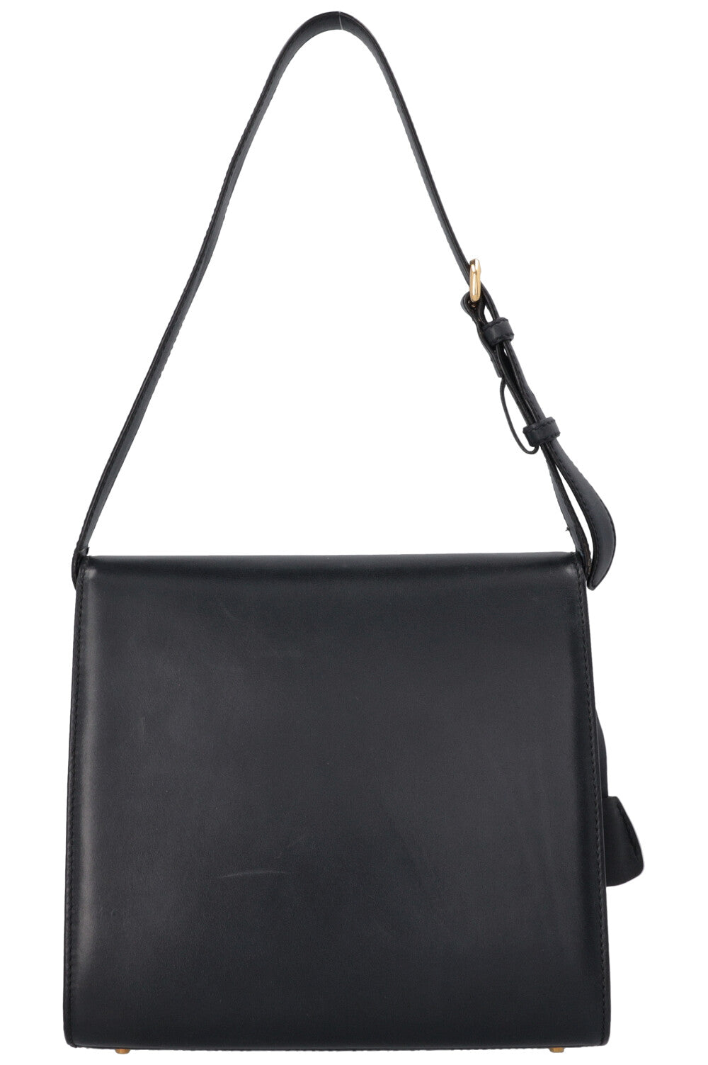 PRADA Vintage Lock Bag Navy