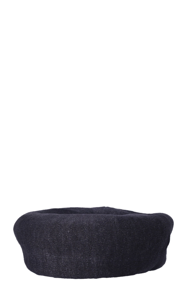 CHRISTIAN DIOR Arty Knit Beret Navy