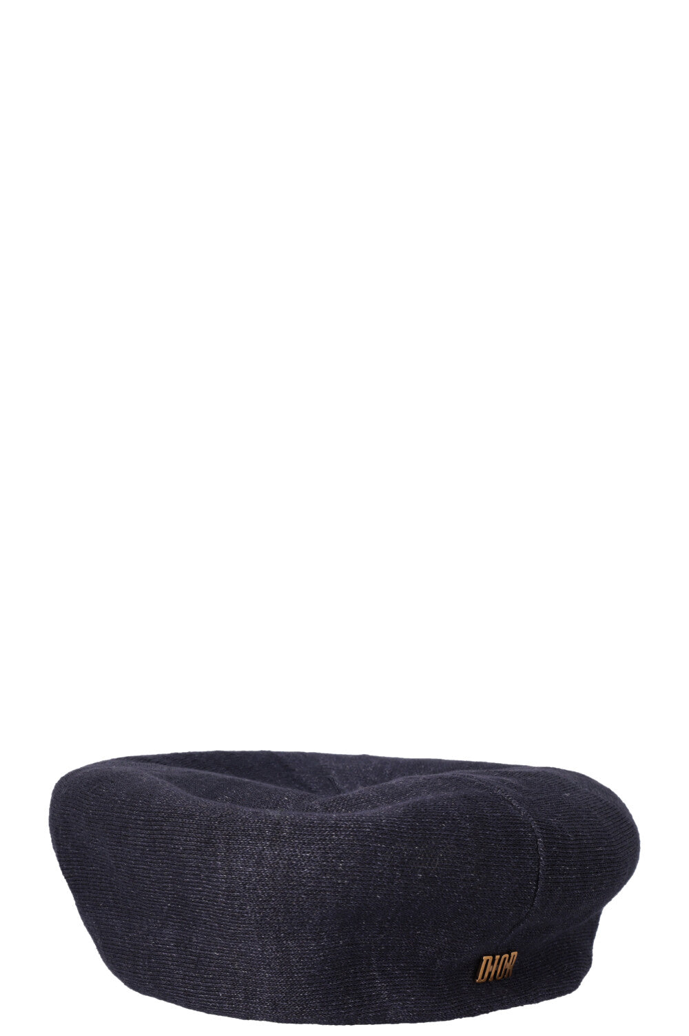 CHRISTIAN DIOR Arty Knit Beret Navy