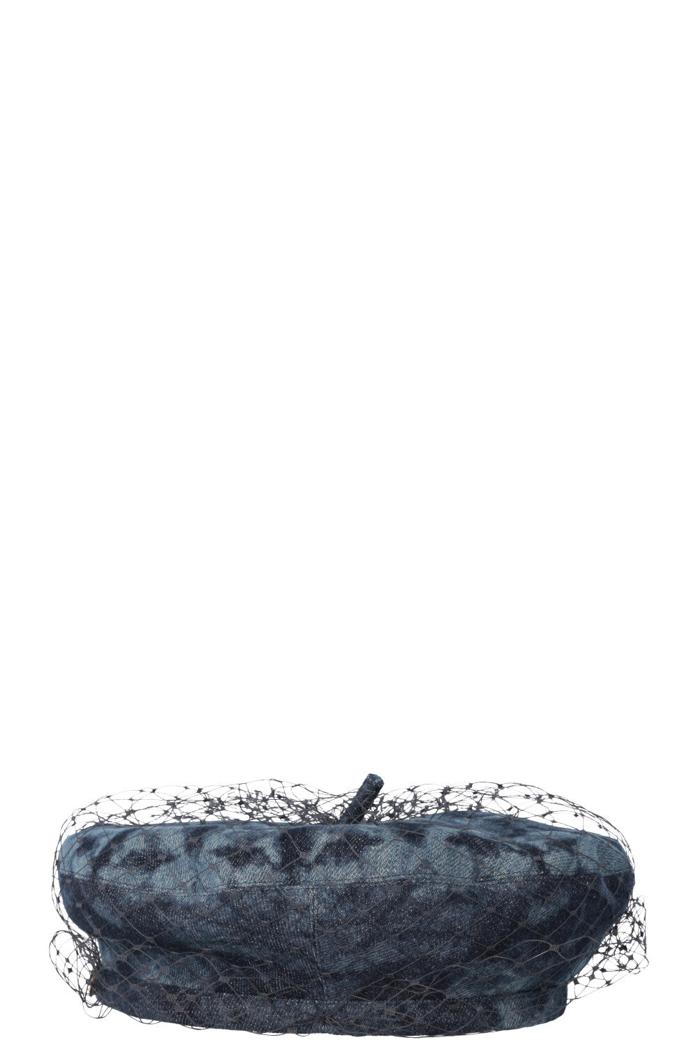 CHRISTIAN DIOR Tie Dye Arty Beret Denim