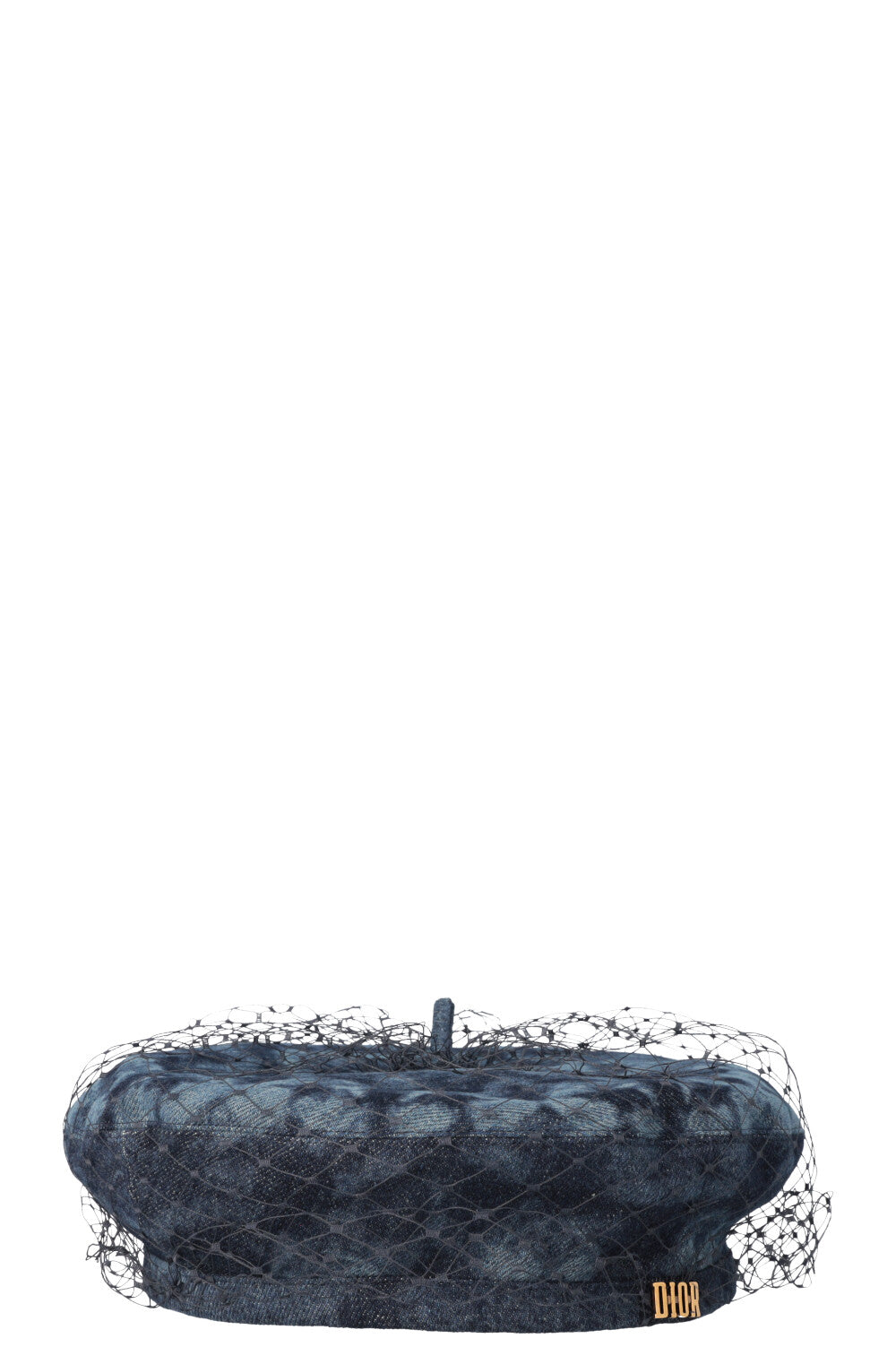 CHRISTIAN DIOR Tie Dye Arty Beret Denim