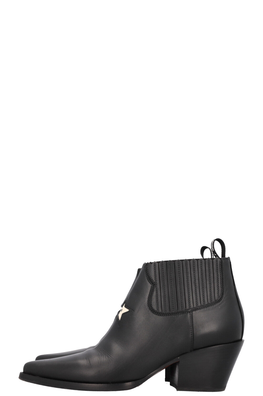 CHRISTIAN DIOR LA West Cowboy Boots Black