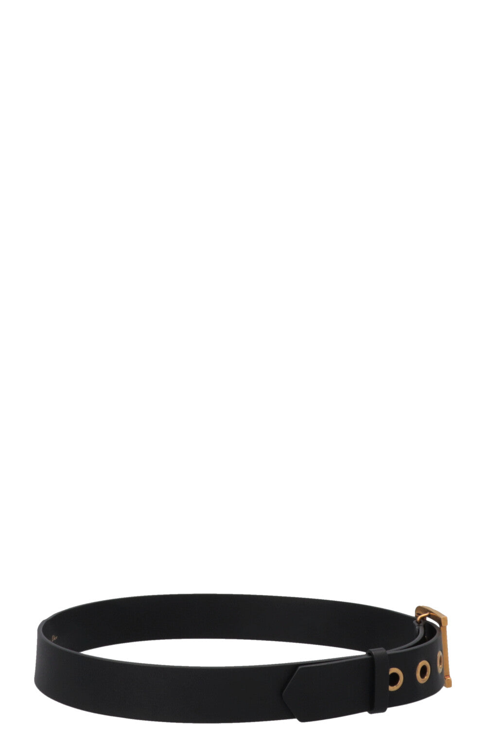 CHRISTIAN DIOR D-Fence Belt Leather Black