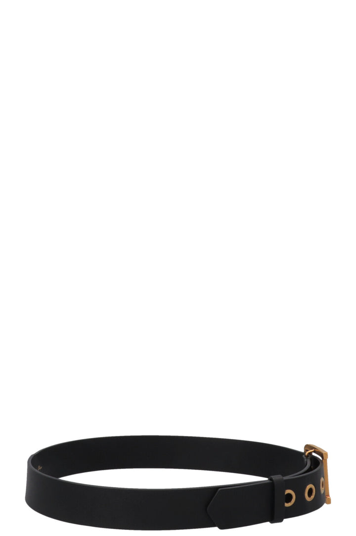 CHRISTIAN DIOR D-Fence Belt Leather Black