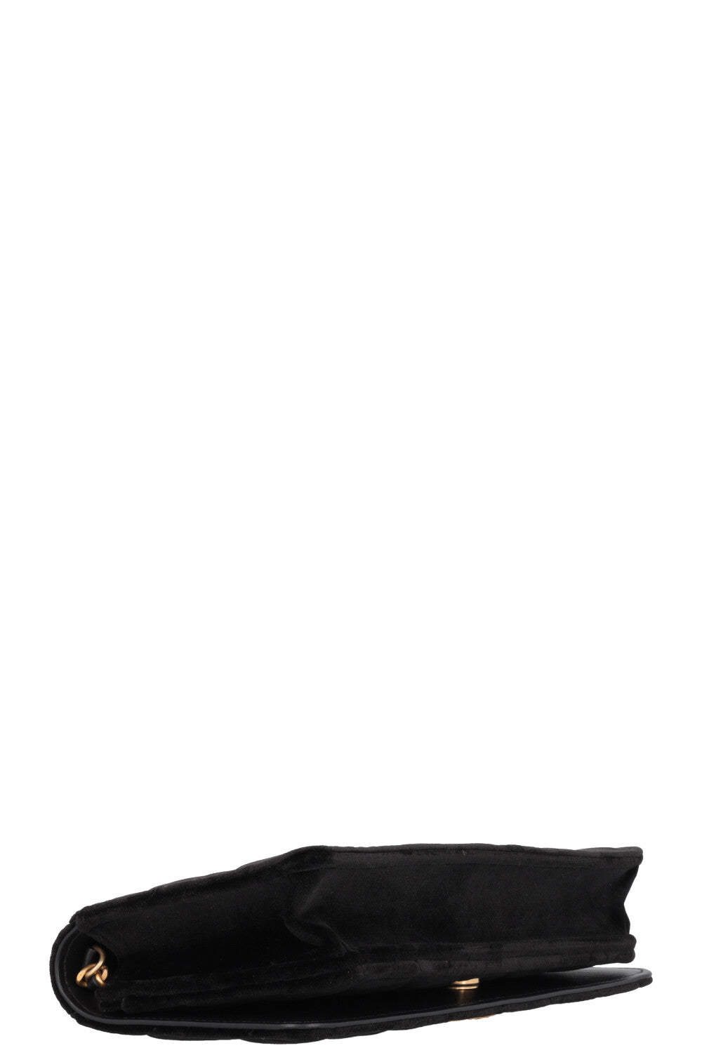 CHANEL 2023 Crossbody Bag Velvet Black