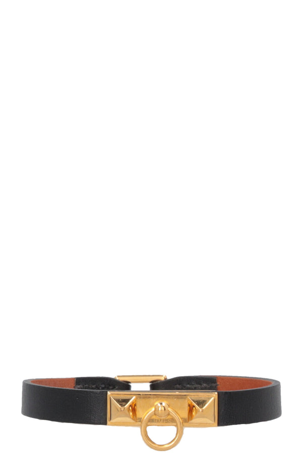 Bracelet Hermès Rivale Mini Noir Or