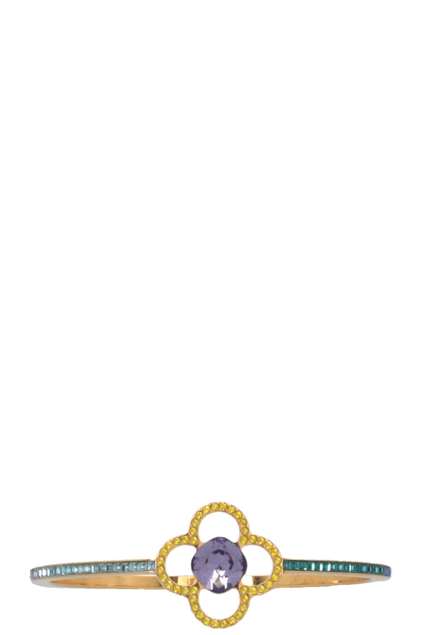 Bracelet LOUIS VUITTON Eye Candy Fleur Jaune Violet