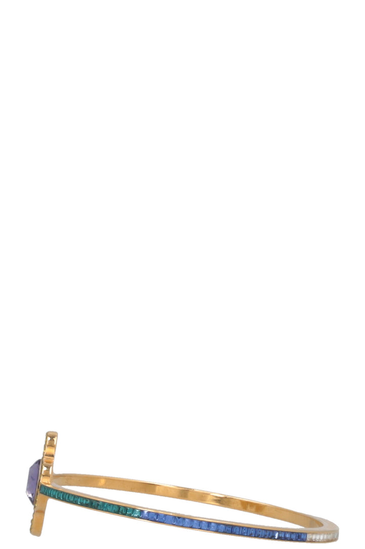 LOUIS VUITTON Eye Candy Fleur Bracelet Yellow Purple