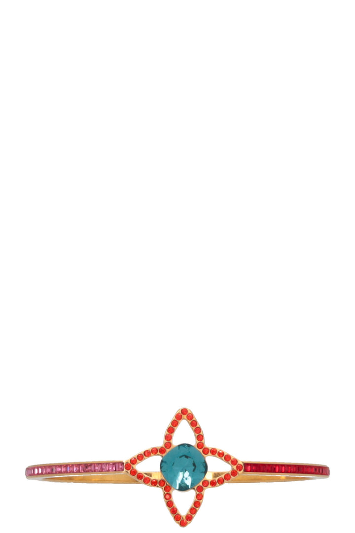 LOUIS VUITTON Eye Candy Fleur Bracelet Red Blue