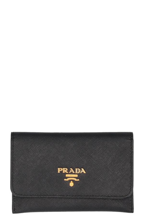 Porte-cartes PRADA Saffiano Noir