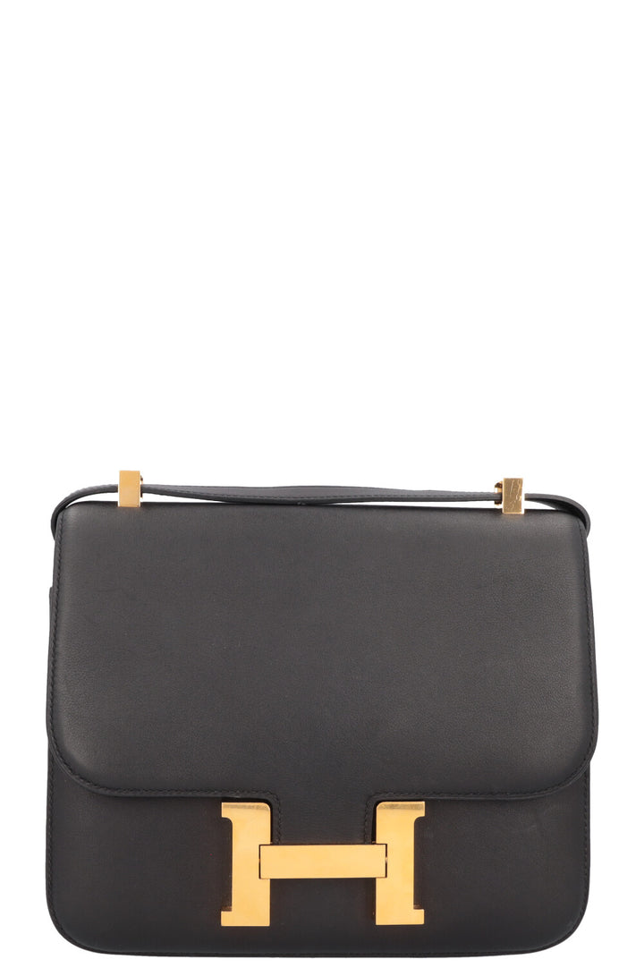 HERMÈS Constance 24 Veau Swift Noir