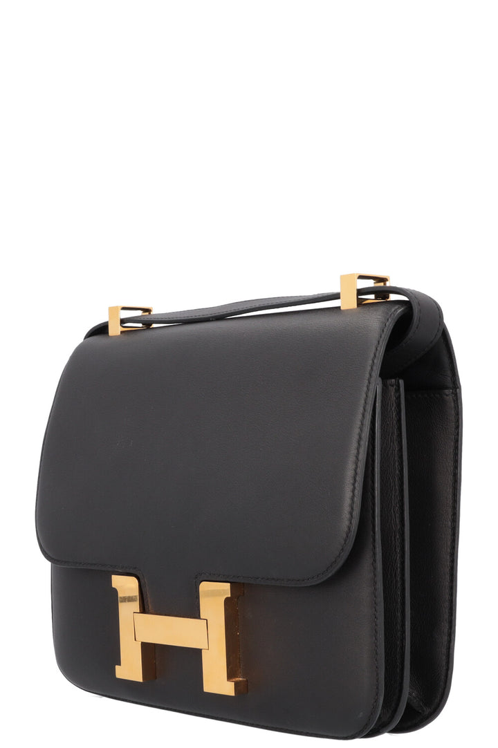 HERMÈS Constance 24 Veau Swift Noir