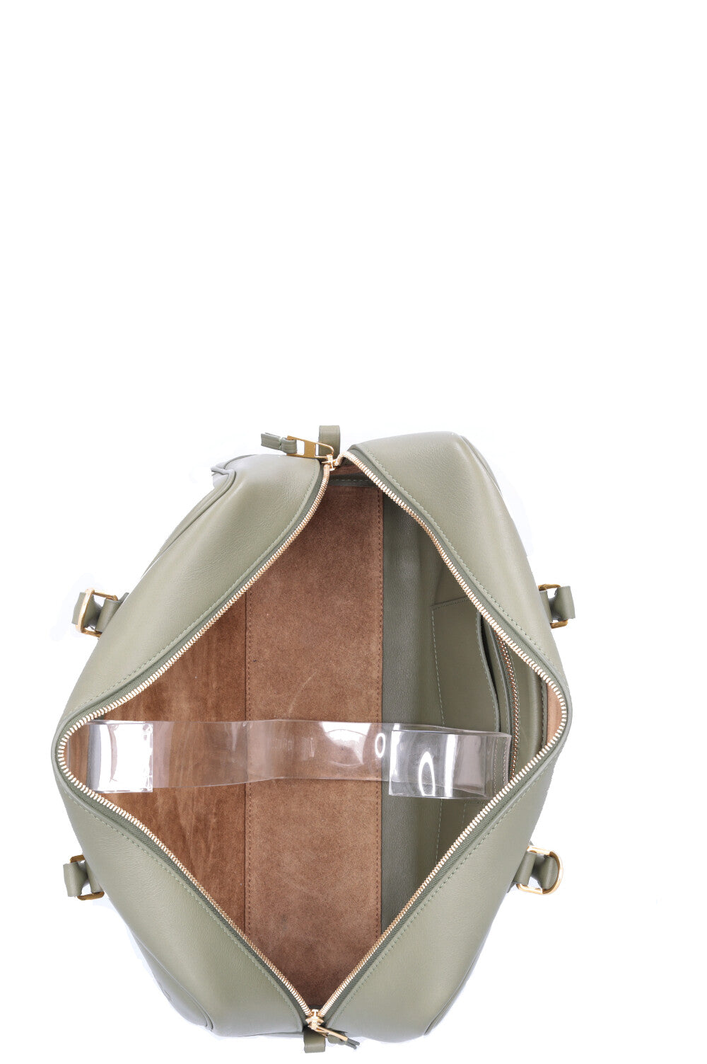 LOEWE Amazona 26 Bag Olive Green Leather
