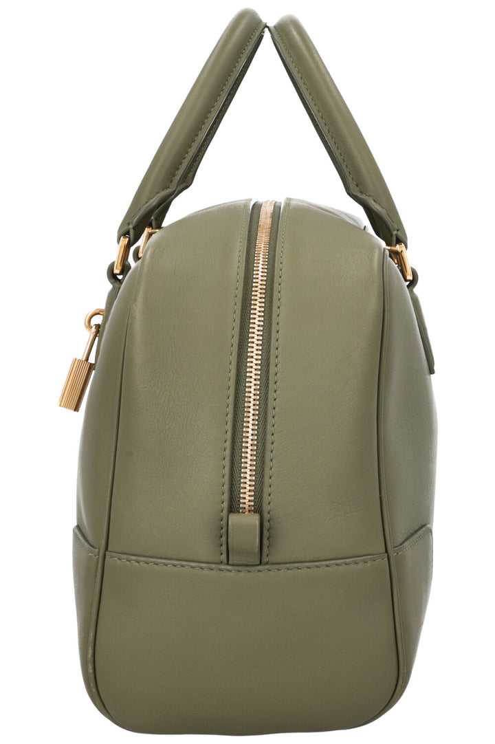 LOEWE Amazona 26 Bag Olive Green Leather